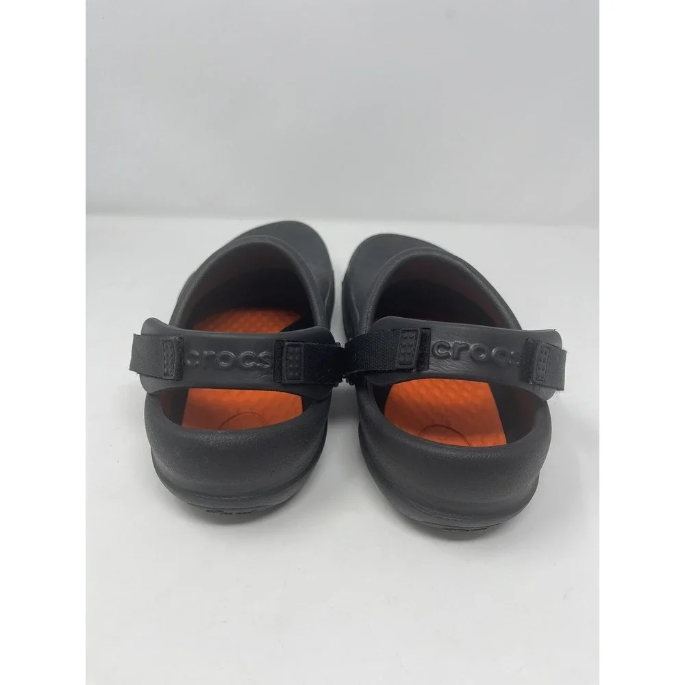 Crocs Mens Bistro Pro LiteRide Comfort Clogs Slip On Black M 6,7 - W 8,9 *Read‎